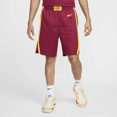 Spain Limited Road Men s Nike Basketball Shorts Red Polyester 50 Recycled Polyester